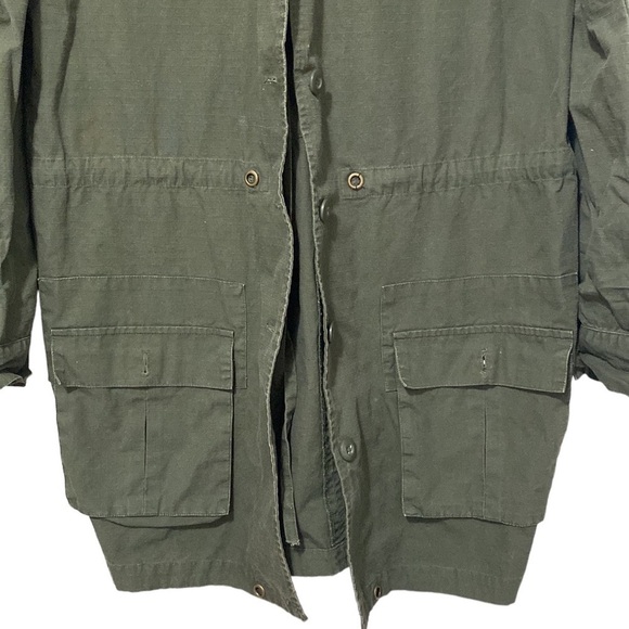 Dolce vita military jacket women M button down green army vintage Y2K retro - Picture 3 of 12